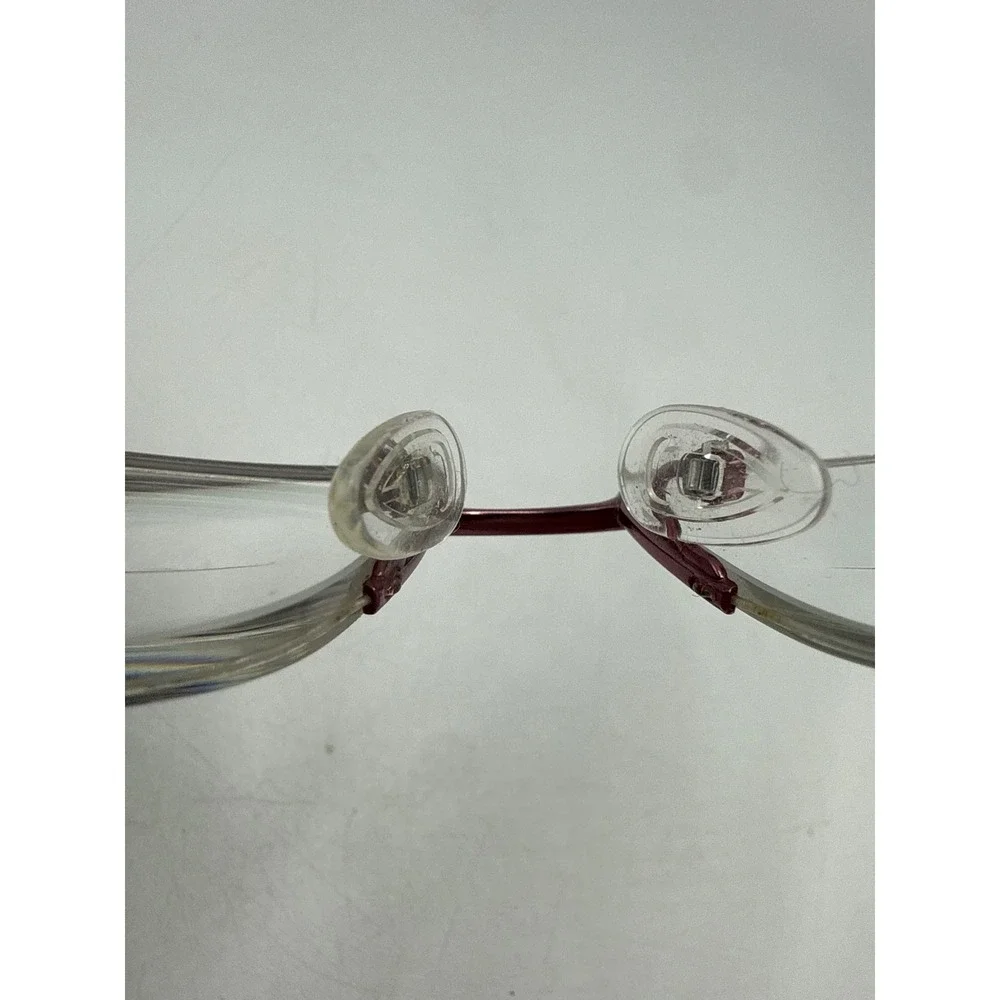 Bulova Missoula Rose Pink Semi Rimless Eyeglass Frames 51-17-135